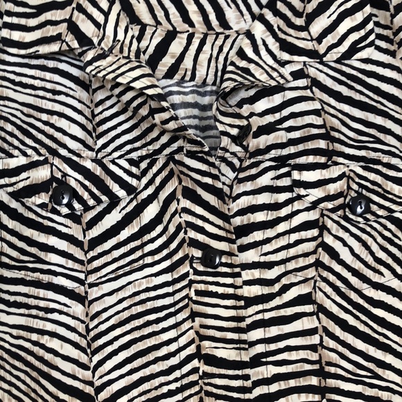 Gorgeous silk blouse by Transitions! Size L. - Picture 4 of 7